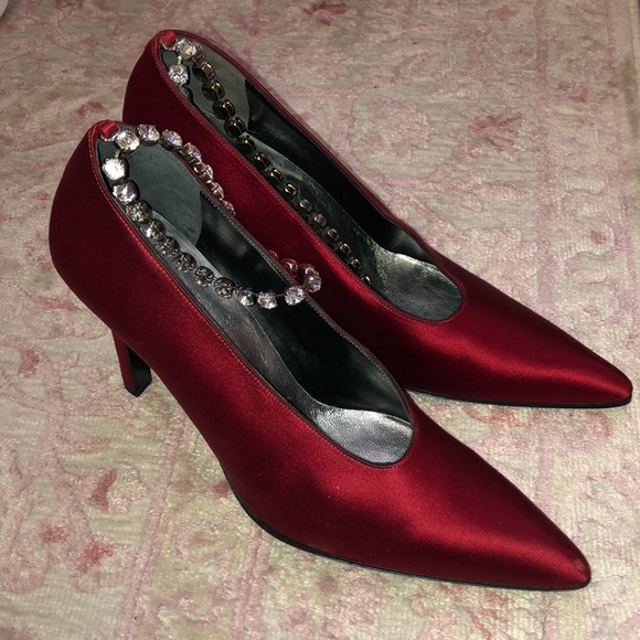 Saint Laurent Crystal ankle Heels - Picture 7 of 7